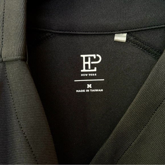 EP Pro New York Golf Black Asymmetrical Zip Moto Golf Jacket Size M - Picture 10 of 11